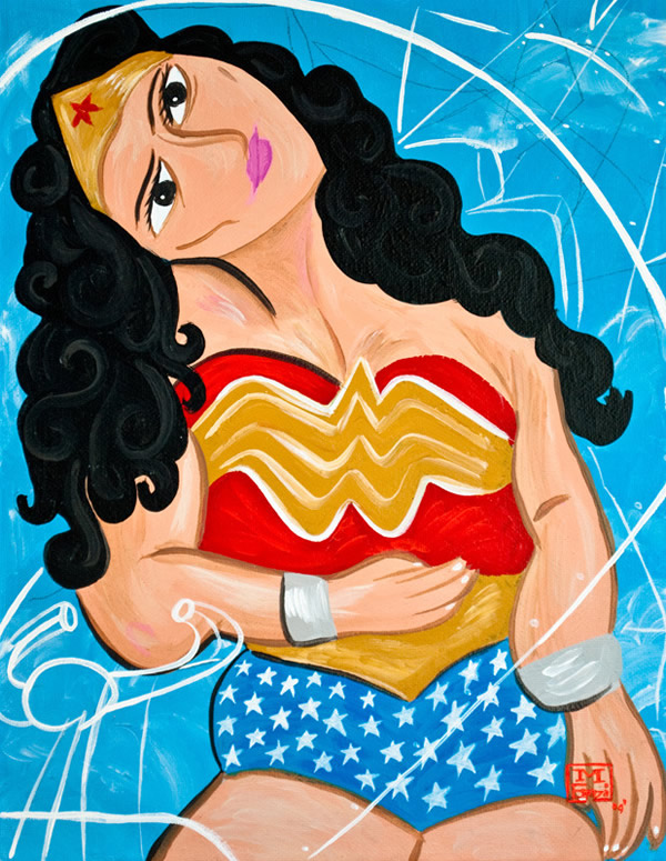 Mike Esparza superheros wonderwoman