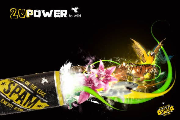 2UPower to wild : SPAM énergie drink 5