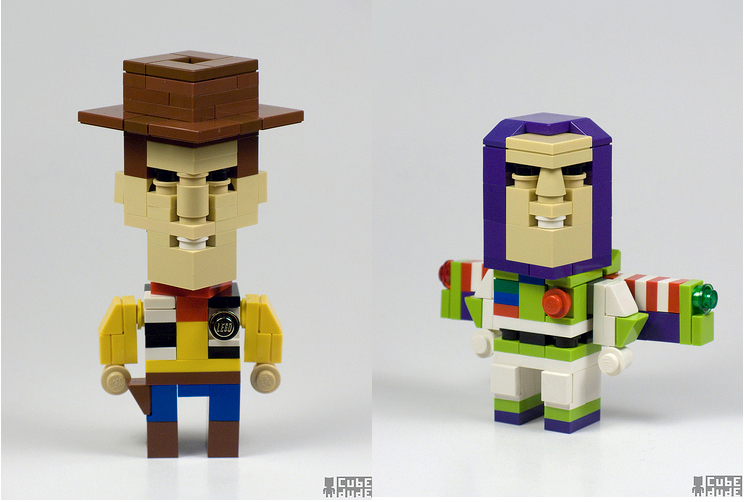 Cube Dude : Les personnages célèbres en lego d’Angus McLane 16