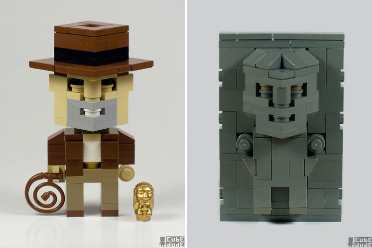 Cube Dude : Les personnages célèbres en lego d’Angus McLane 7