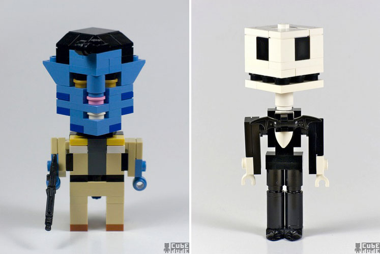 Cube Dude : Les personnages célèbres en lego d’Angus McLane 4
