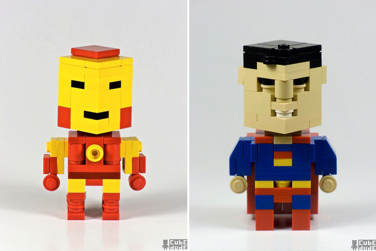 Cube Dude : Les personnages célèbres en lego d’Angus McLane 1