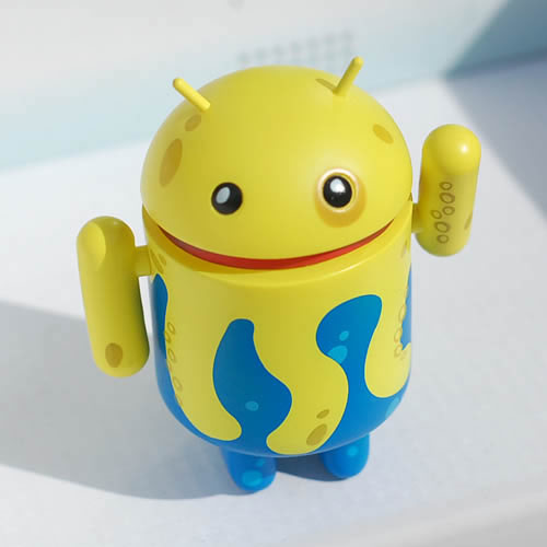 la mascotte Android design et Custom 3