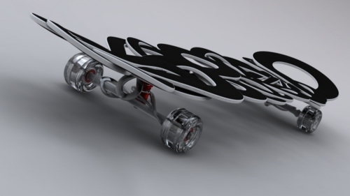 Un magnifique skatboard design de Loren Kulesus 3