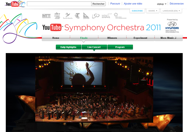 Youtube symphony orchestra 2011 - Sydney 3