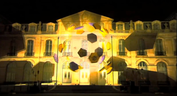 Adidas All Show - All in projection bluffante en 3D sur un immeuble 1
