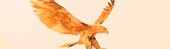 Superbe animation 3D d’un aigle en origami