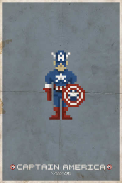 Pixel Art de Super-héros par Drawgood 3