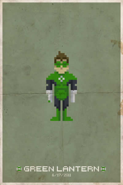 Pixel Art de Super-héros par Drawgood 2