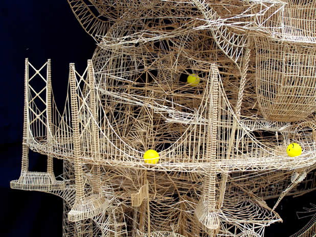 Wow, l’incroyable structure en bois de SanFrancisco de Scott Weaver