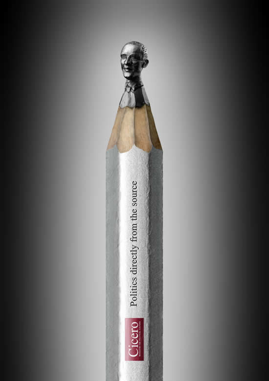 Obama, Merkel et Sarkozy sculptés sur des mines de crayons 2