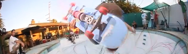 StreetArt créé en skate à la volée par D*Face 3