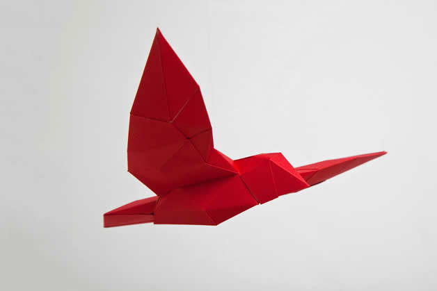 Words can fly - Hommage en Origami et Typographie à Fukushima 4