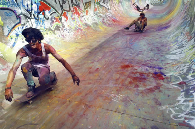 Topheadz War à Berlin - La guerre en couleurs et en skateboard 6