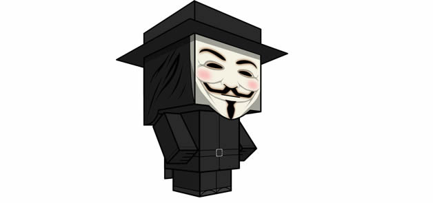 Devenez un Anonymous, créez et portez le masque 7
