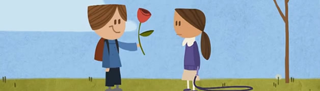 Le Doodle Google en vidéo pour la St Valentin 2012 1