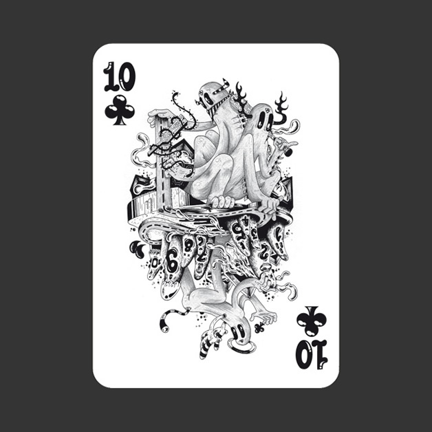 52 Aces - Jeu de cartes avec 52 illustrateurs 6
