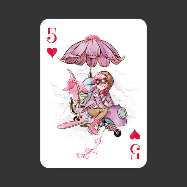 52 Aces - Jeu de cartes avec 52 illustrateurs 9