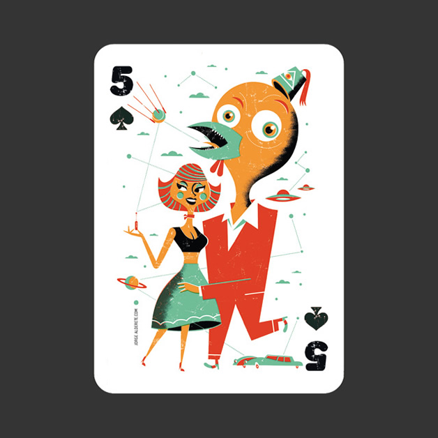 52 Aces - Jeu de cartes avec 52 illustrateurs 26