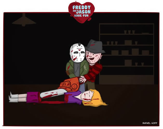 Freddy et Jason s'amusent - du Gore mignon 2