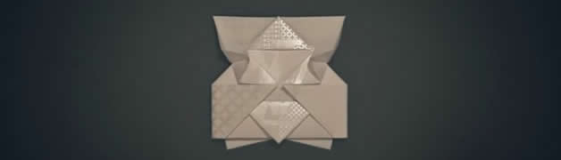 Une invitation en Origami Louis Vuitton