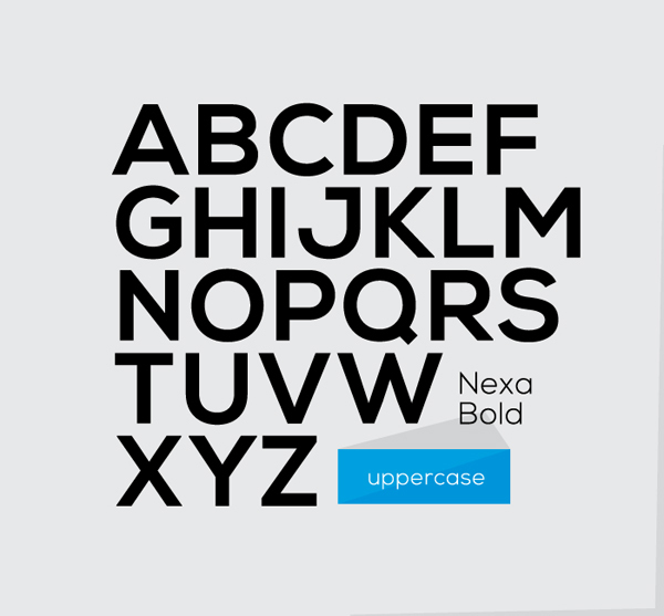 Typographie NEXA - Free Font 4