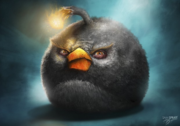 Superbes illustrations Angry Birds par Sam Prat 1
