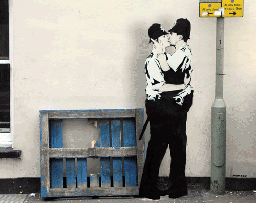Les StreetArts de Banksy en Gif animés 2