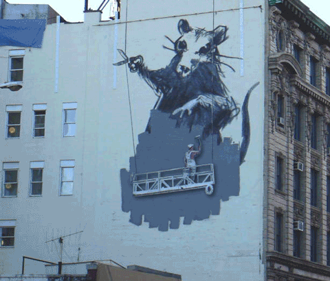 Les StreetArts de Banksy en Gif animés 3