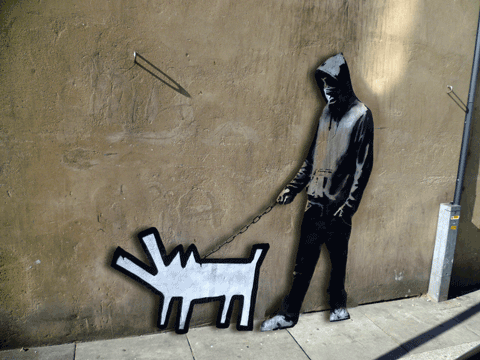 Les StreetArts de Banksy en Gif animés 1