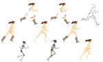 Animation : walks and runs