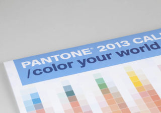 Un calendrier 2013 aux couleurs Pantone 1