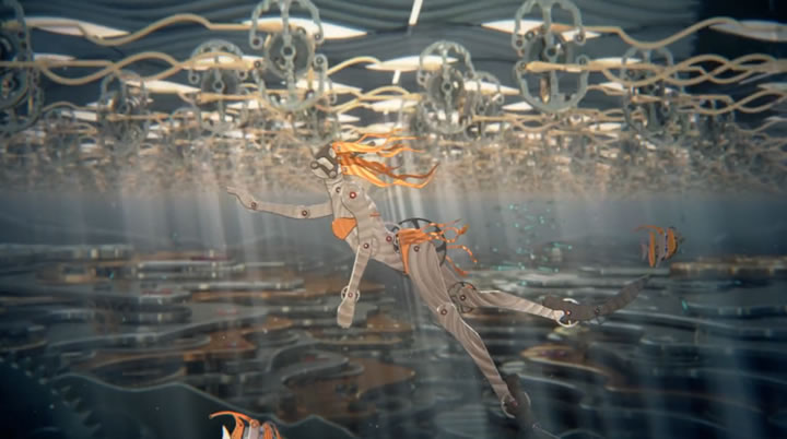 Un monde mécanique : Co-Axial world