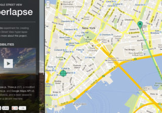 Hyperlapse : Naviguez dans Google maps entre 2 lieux