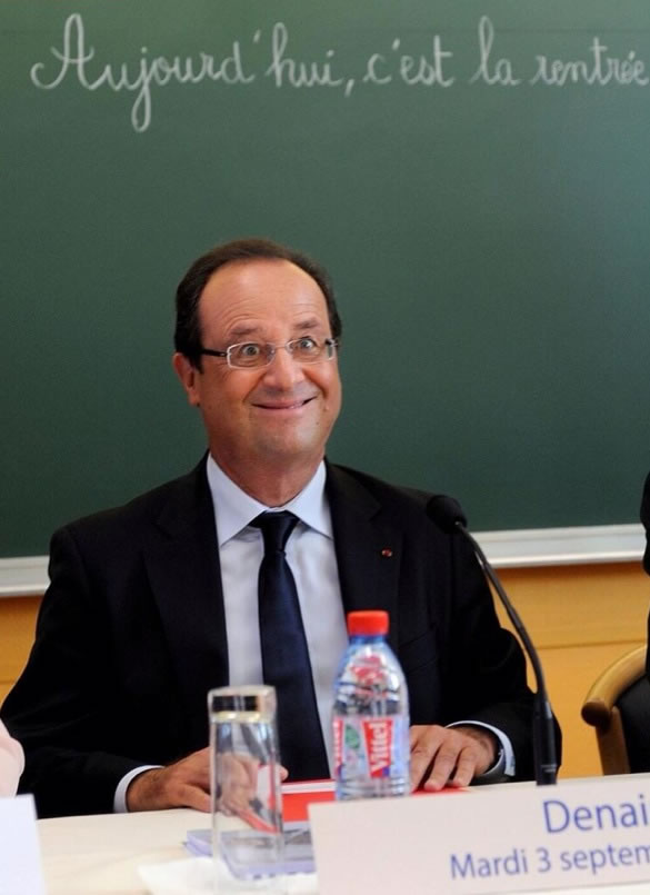 Les parodies de la photo interdite par l’AFP de Hollande à la rentrée