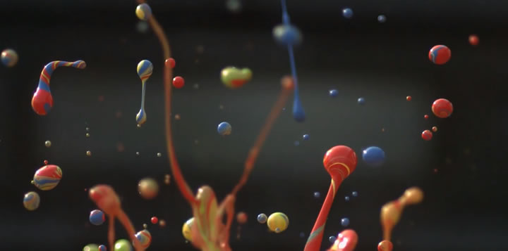 slow motion peinture enceinte