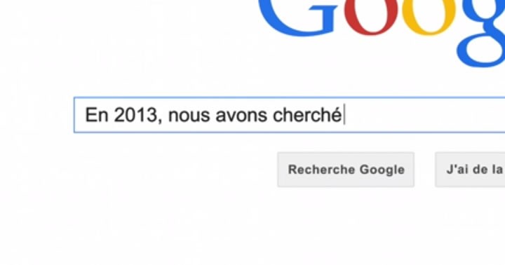 L'année 2013 racontée par Google 1
