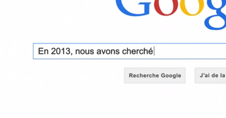 L’année 2013 racontée par Google