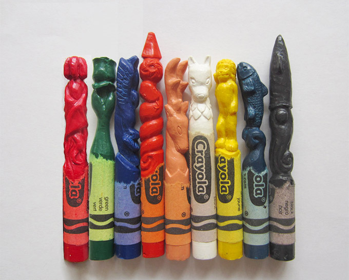 sculptures crayons Hoang Tran (1)