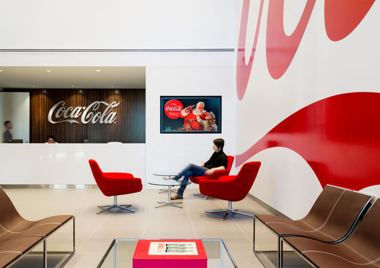 Les bureaux design de CocaCola à Toronto