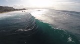pipeline winter surf drone