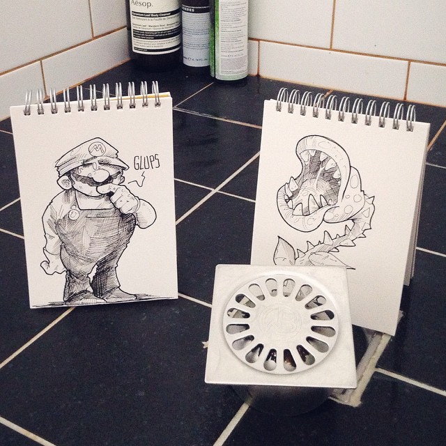 Cartoonbombing : Les illustrations dans le monde réél de Troqman