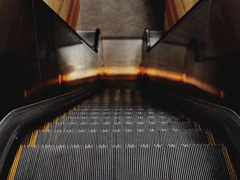 Cinemagraph : Les escalators 1