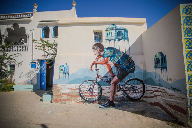 Djerbahood : Une ville dédiée au Street Art avec 150 artistes