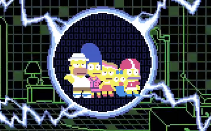 Le générique Simpsons en version 8bits