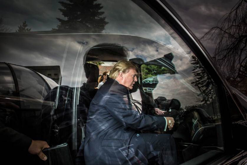 American businessman Donald Trump at the #FITN Republican Leadership Summit in Nashua, NH, April 17-18, 2015.