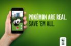 Campagne WWF Go utilisant Pokemon Go