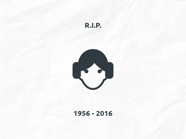 Les hommages en illustrations de Carry Fisher ou Princesse Leia dans StarWars 27