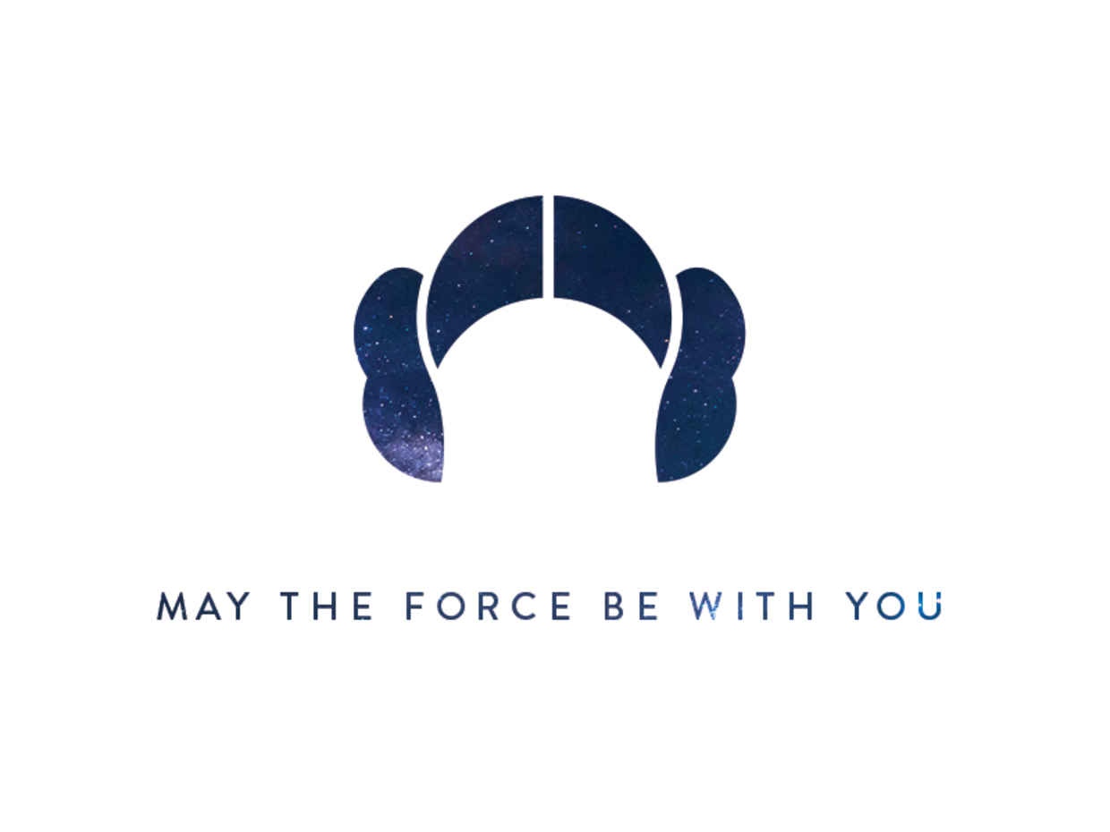 Les hommages en illustrations de Carry Fisher ou Princesse Leia dans StarWars 28