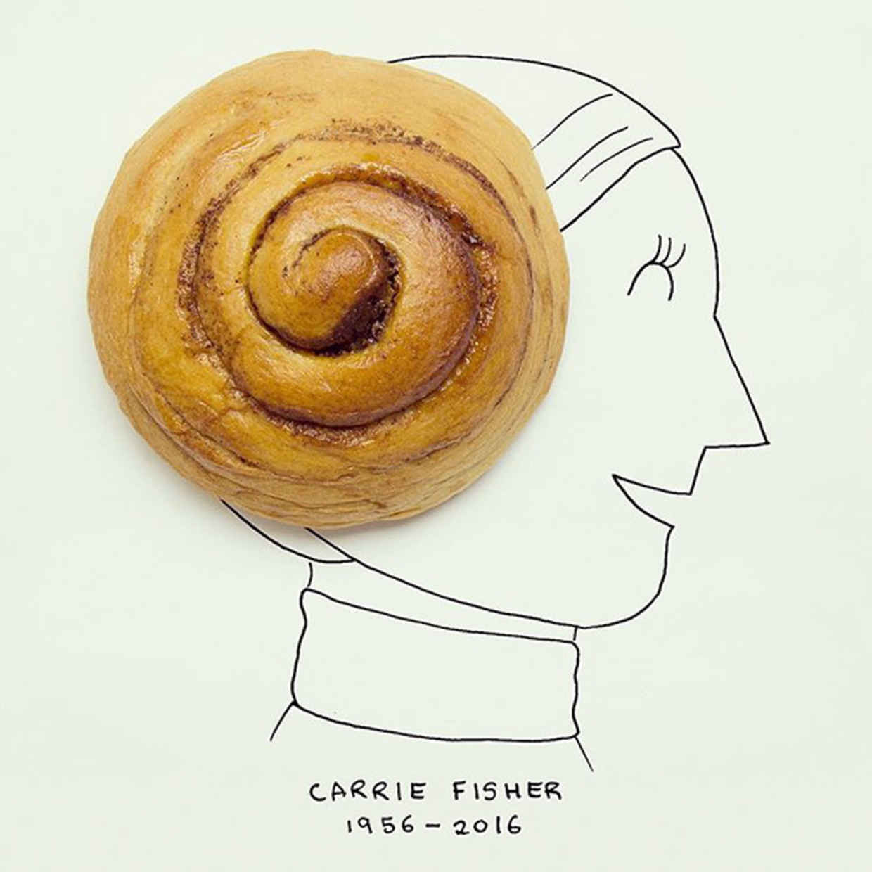 Les hommages en illustrations de Carry Fisher ou Princesse Leia dans StarWars 21